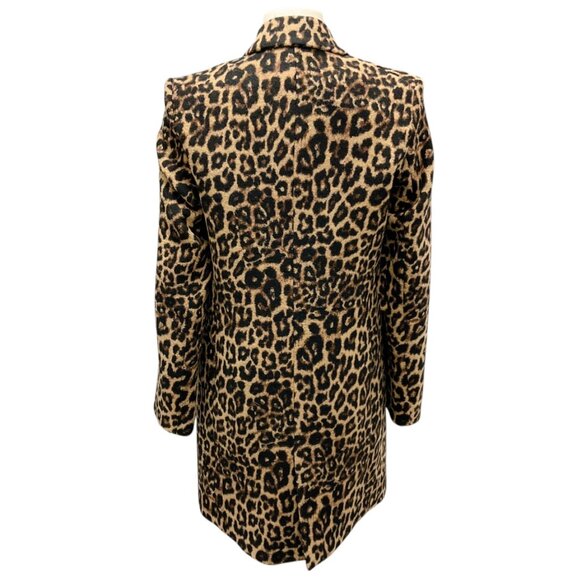 Veronica Beard Leopard Senna Dickey Coat - Picture 3 of 5